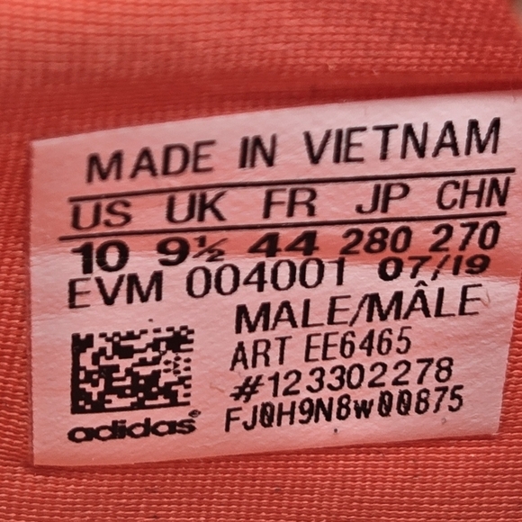 adidas Ozweego 'Bold Orange' Men's Running Shoes Size 10 - Picture 8 of 8